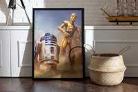 Plakat A3, Gwiezdne Wojny - droidy