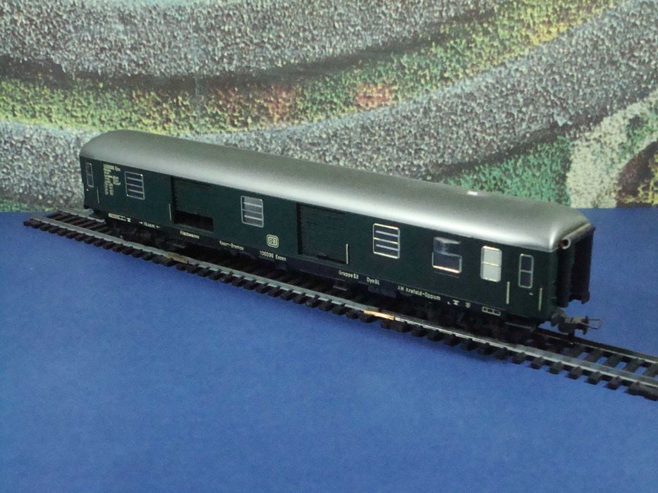 Fleischmann H0 5100 - Vagão Postal / Correios "DB" Alemanha, Usado