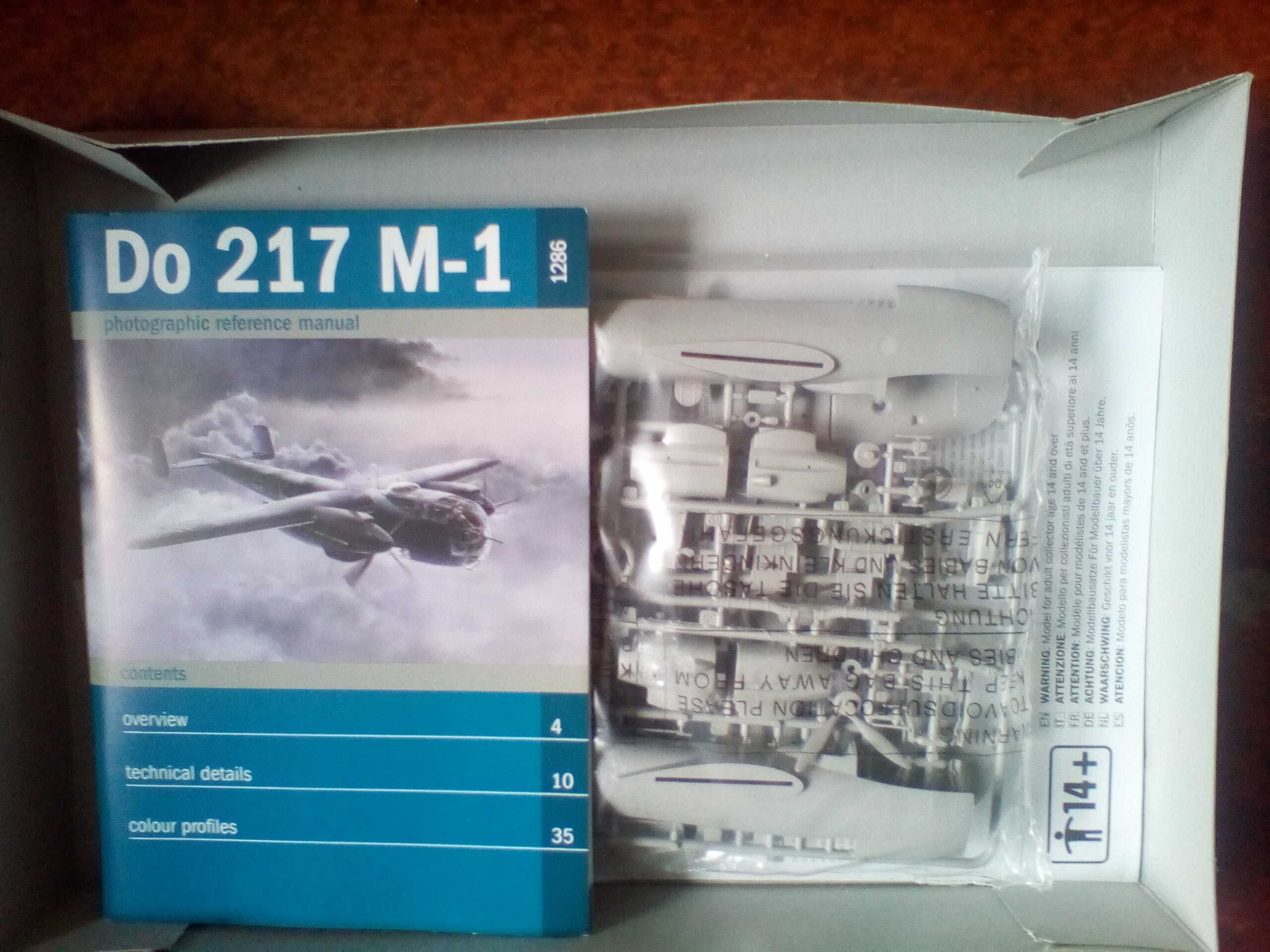 Сборная модель 1/72 самолёт Dornier Do-217M-1 фирмы Italeri