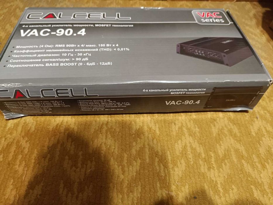 Четырёхканальный усилитель CALCELL VAC 90.4