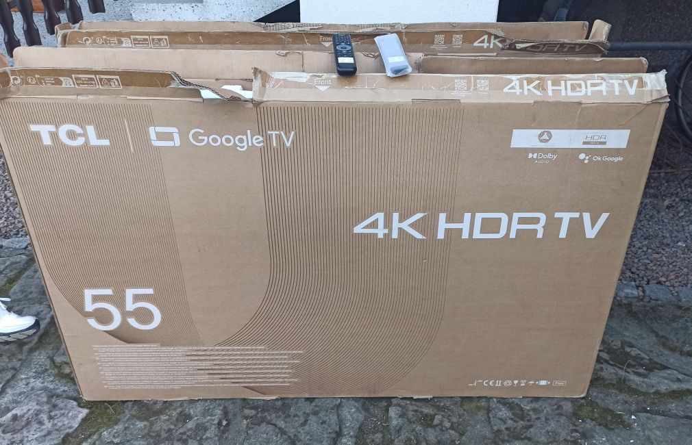 2 x Telewizor 4K TCL 55P635 cena za 2 sztuki + 2 piloty