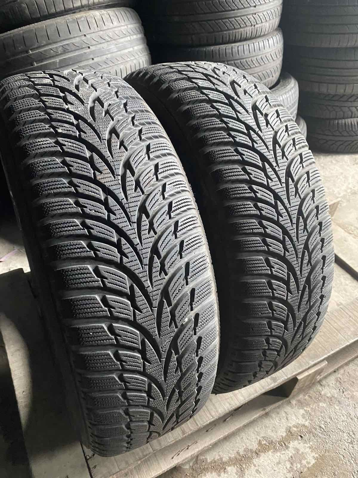 195.65.15 Nokian 2шт зима БУ склад шины резина из Европы 65 R15