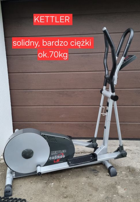 DUŻY orbitrek KETTLER COSMOS magnetyczny koło 20kg chodziarz orbiterek