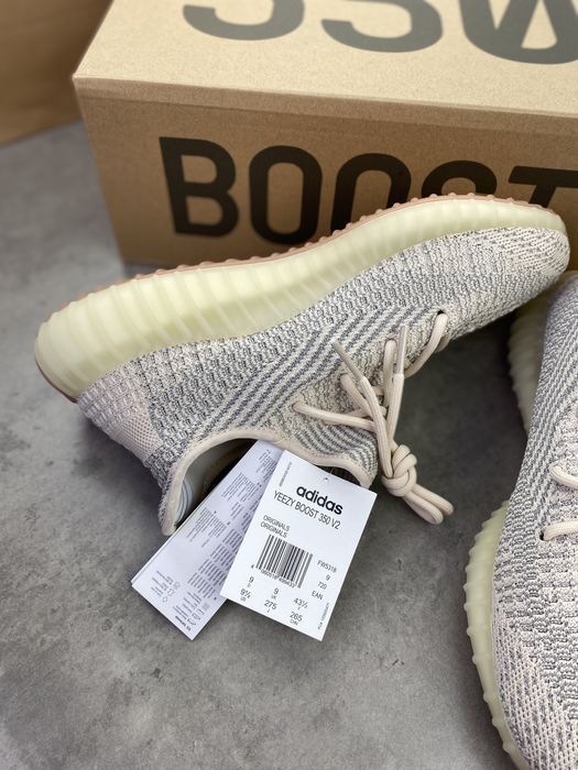 Мужские текстильные кроссовки Yeezy Boost 350 V2 Citrin изи буст ob194