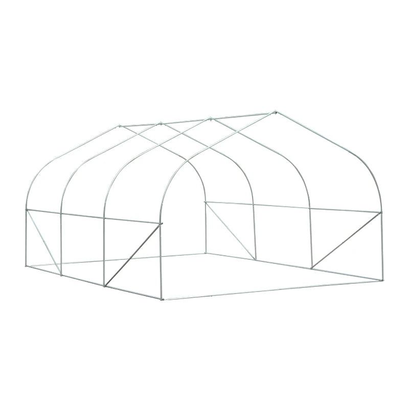 Estufa Com Porta Enrolável e 6 Janelas - 4,45x3m