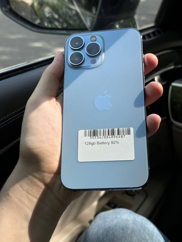 iPhone 13 pro max 128Gb sierra blue Bateria 92% Gearancja
