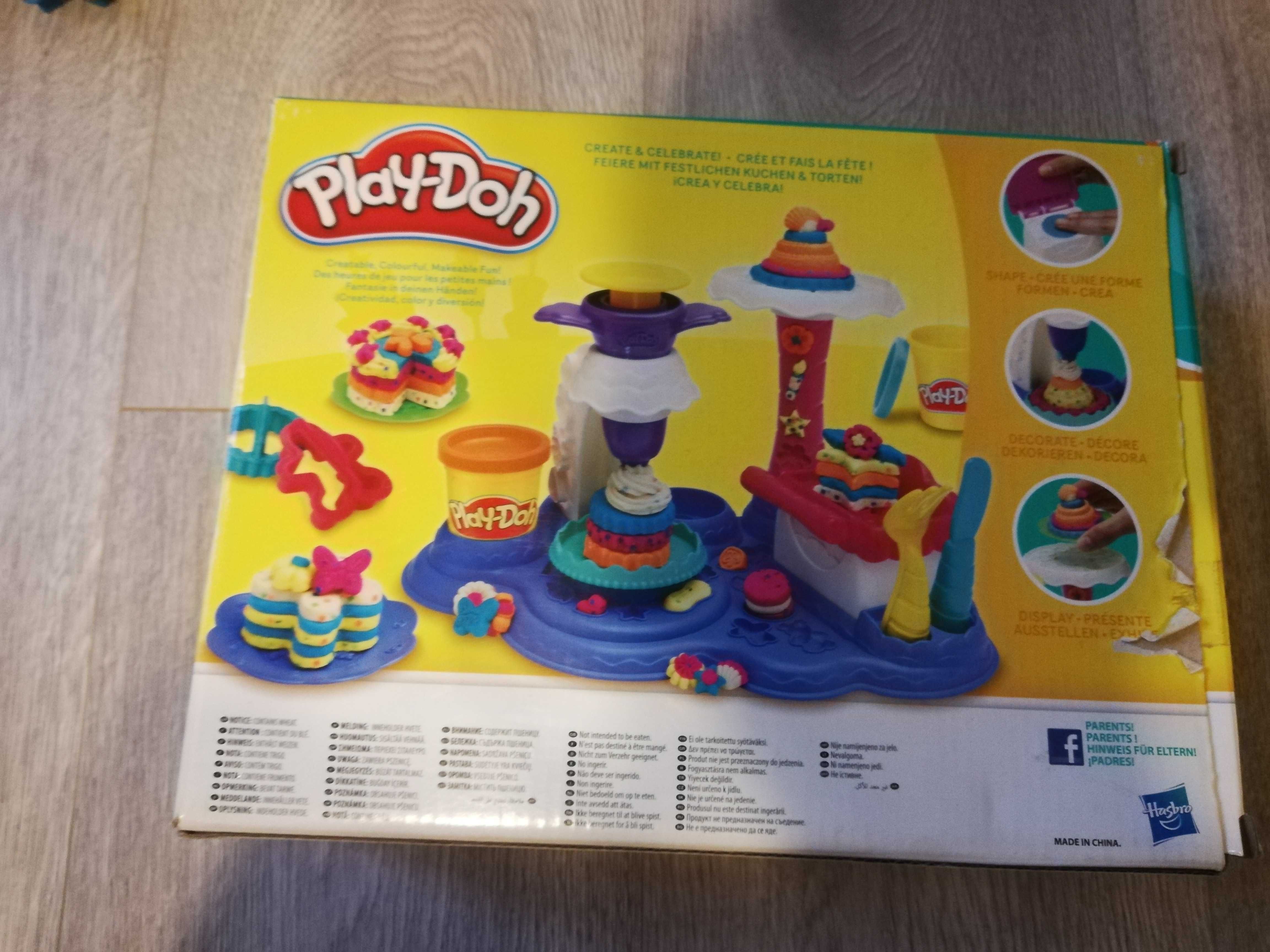 Play doh Cake Party/Tęczowe przyjęcie