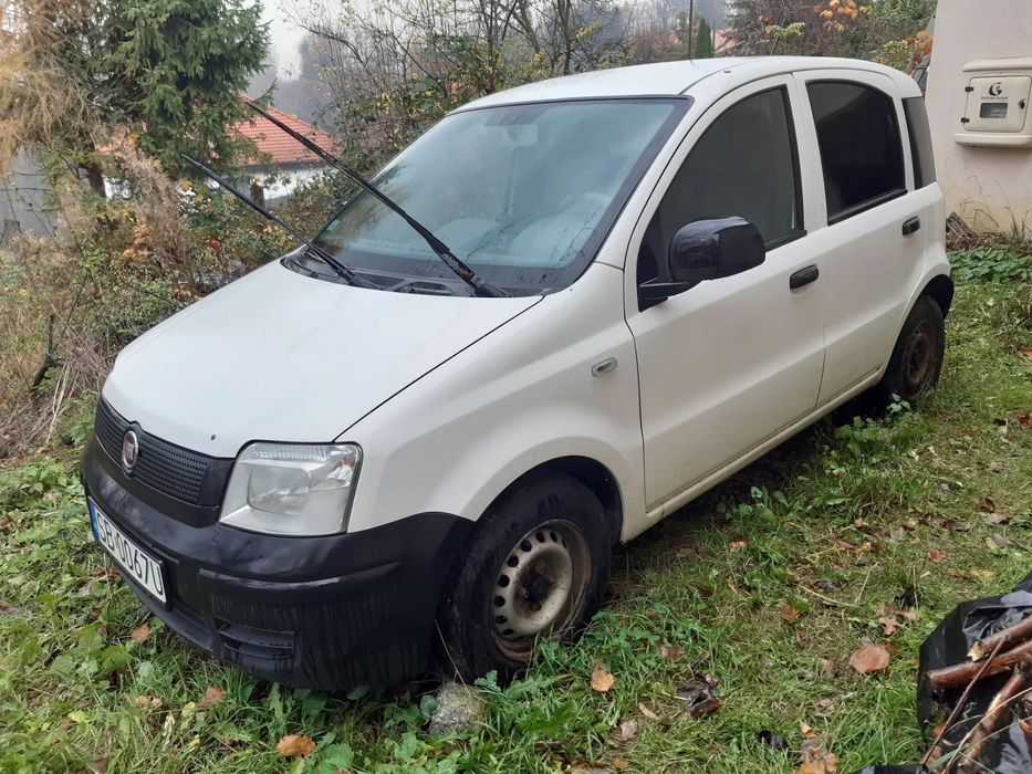Fiat Panda  Bezwypadkowy, VAN, 1,2+GAZ, VAT-1, klima, nowa butla gazu