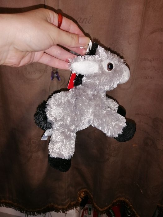 Мягкая эко игрушка ослик
