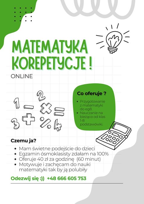 Korepetycje matematyka