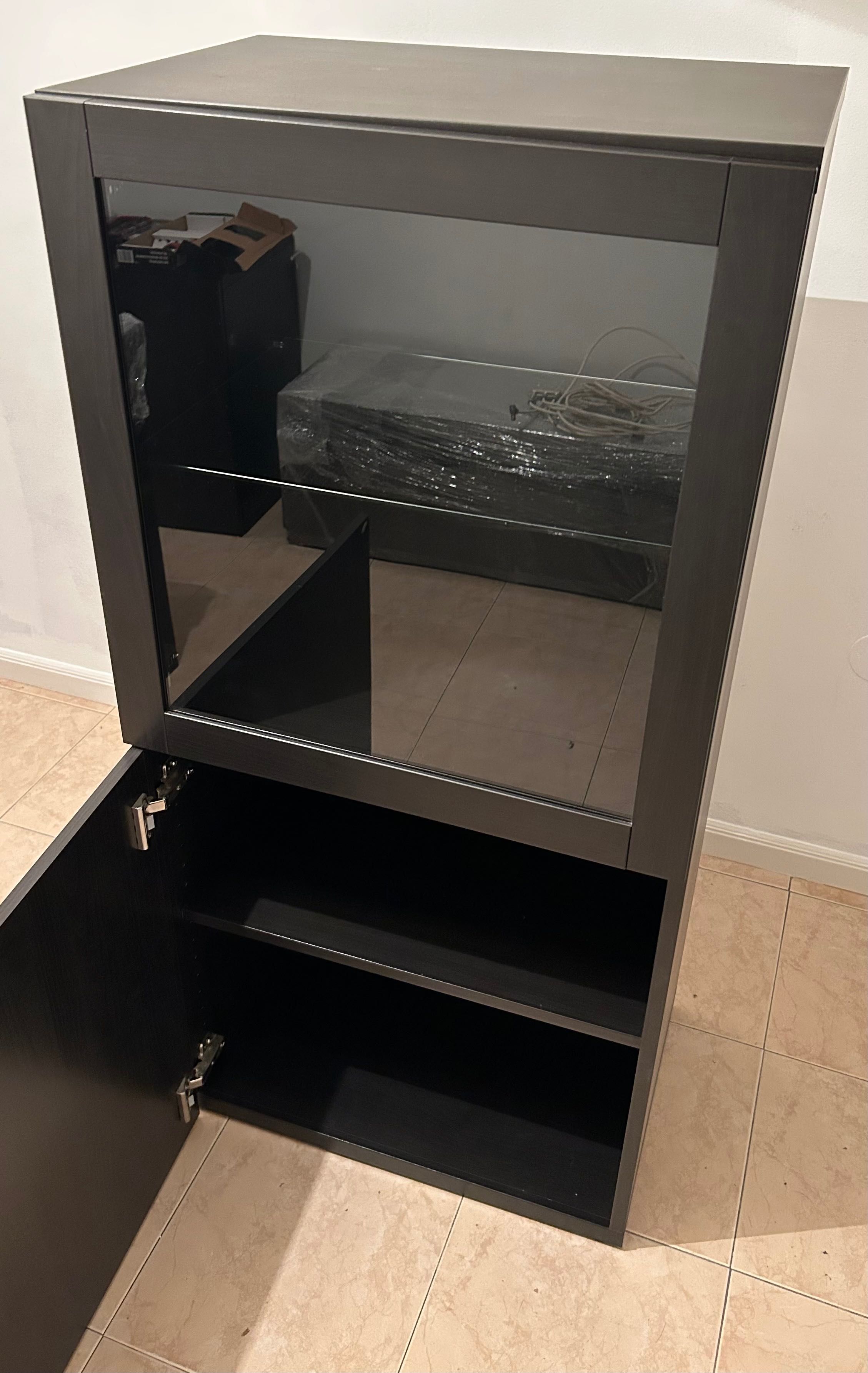 Conjunto 3 Móveis castanho escuro como novo