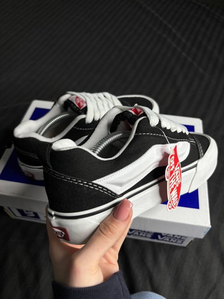 Кросівки Vans KNU Skool Black White 36-45