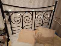 łóżko metalowe 140 cm (z IKEA)