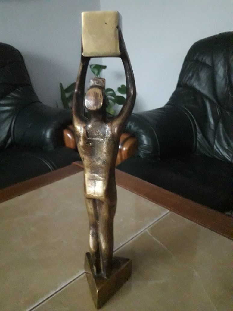 Statuetka z brązu/ mosiądzu Mclane Polska