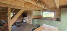 Domek Mazury nad jeziorem sauna