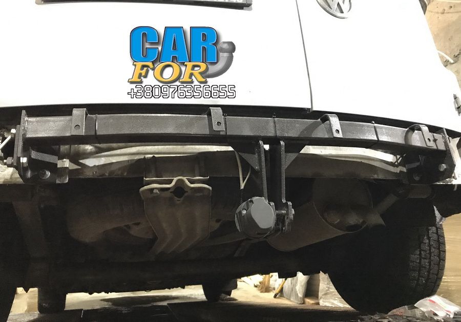 НОВИЙ з'ємний Фаркоп Volkswagen Caddy + комплект розетки, БЕЗ підрізки