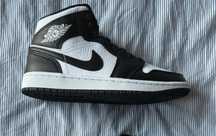 Jordan 1 czarne damskie buty za kostkę nike air jordan 1 czarno biale