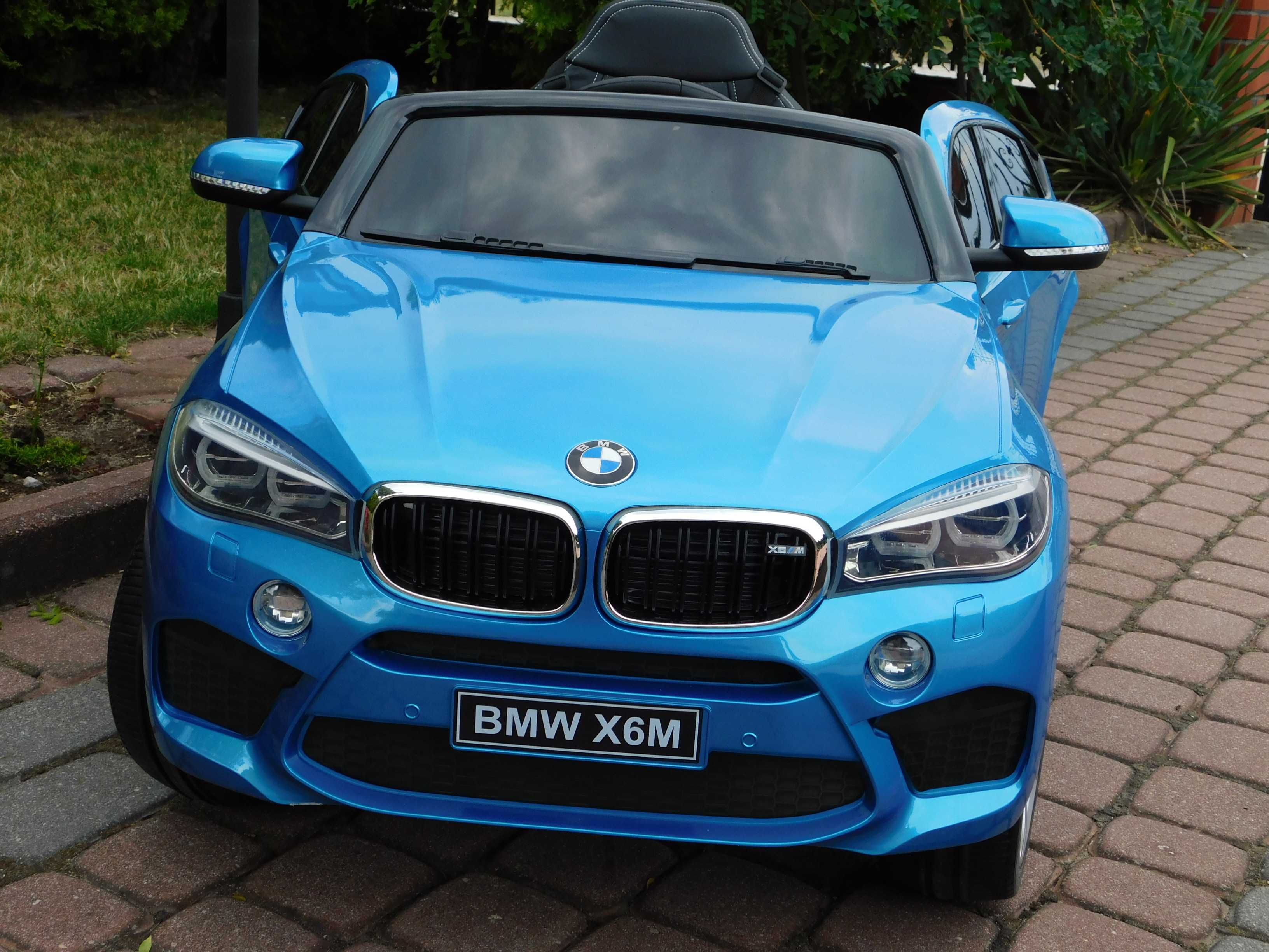 Auto na Akumulator BMW X6 M F16 Skóra EVA 90 Watt Samochód Lakierowane