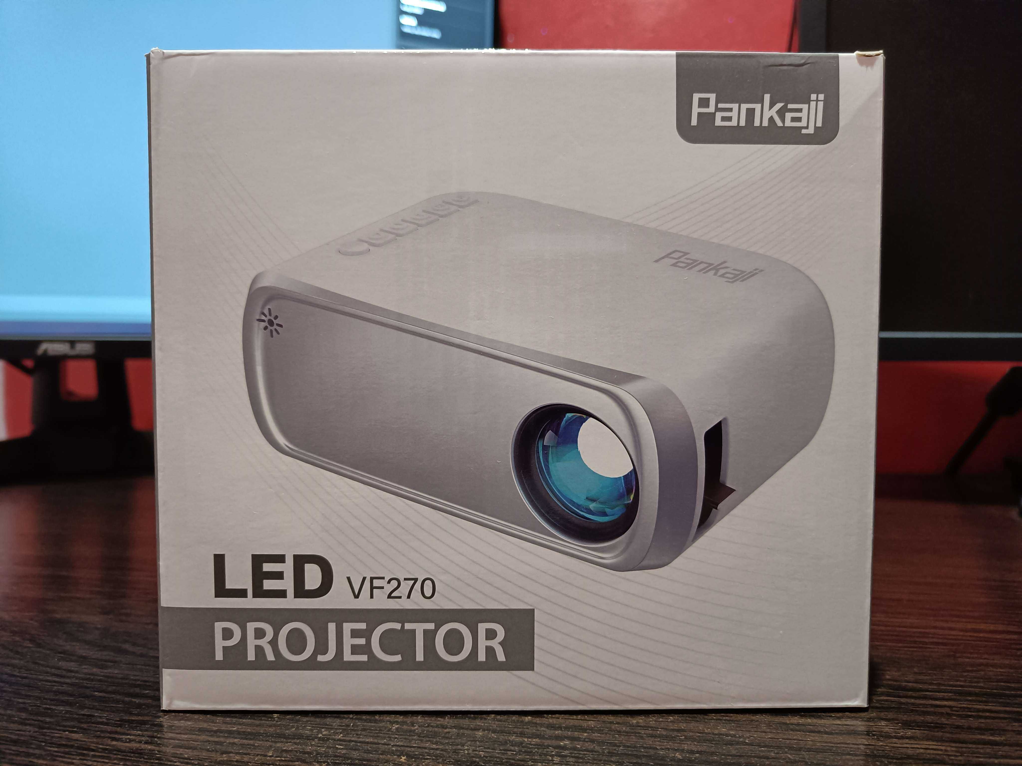 Pankaji VF270 projektor LCD WiFi Full HD 1080 NOWY