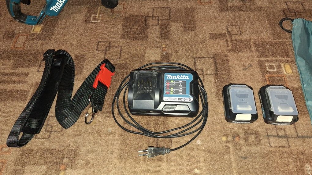 Makita CXT bateria akumulator BL1021B ładowarka DC10WD podkaszarka