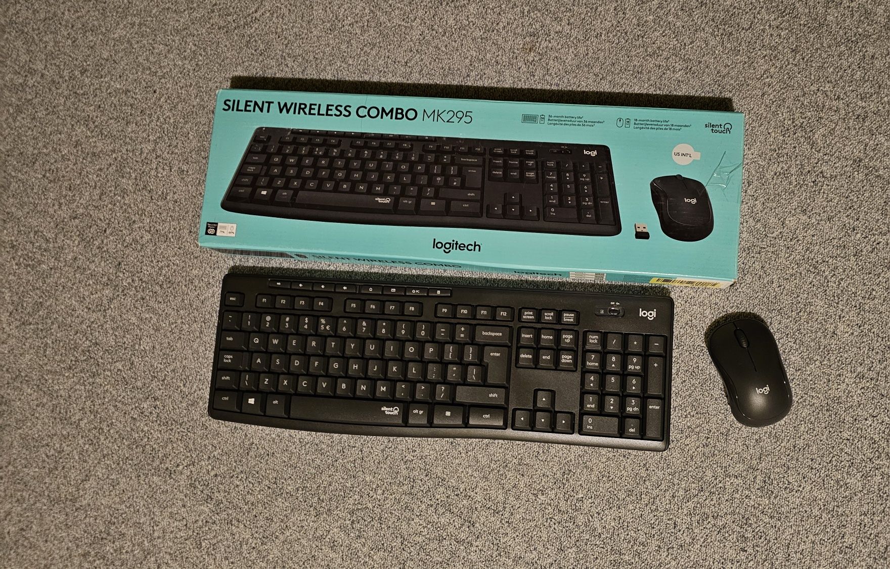 Logitech combo mk 295 klawiatura mysz 2w1