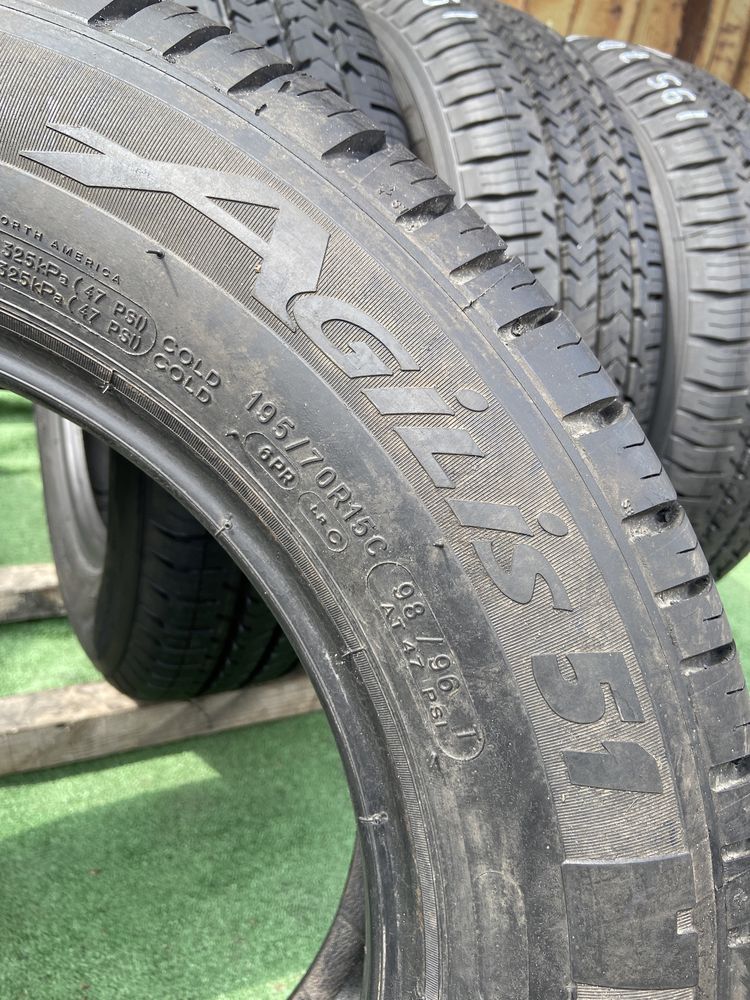 Літні шини 195/70 r15c Michelin Agilis 51. 100% протектора.