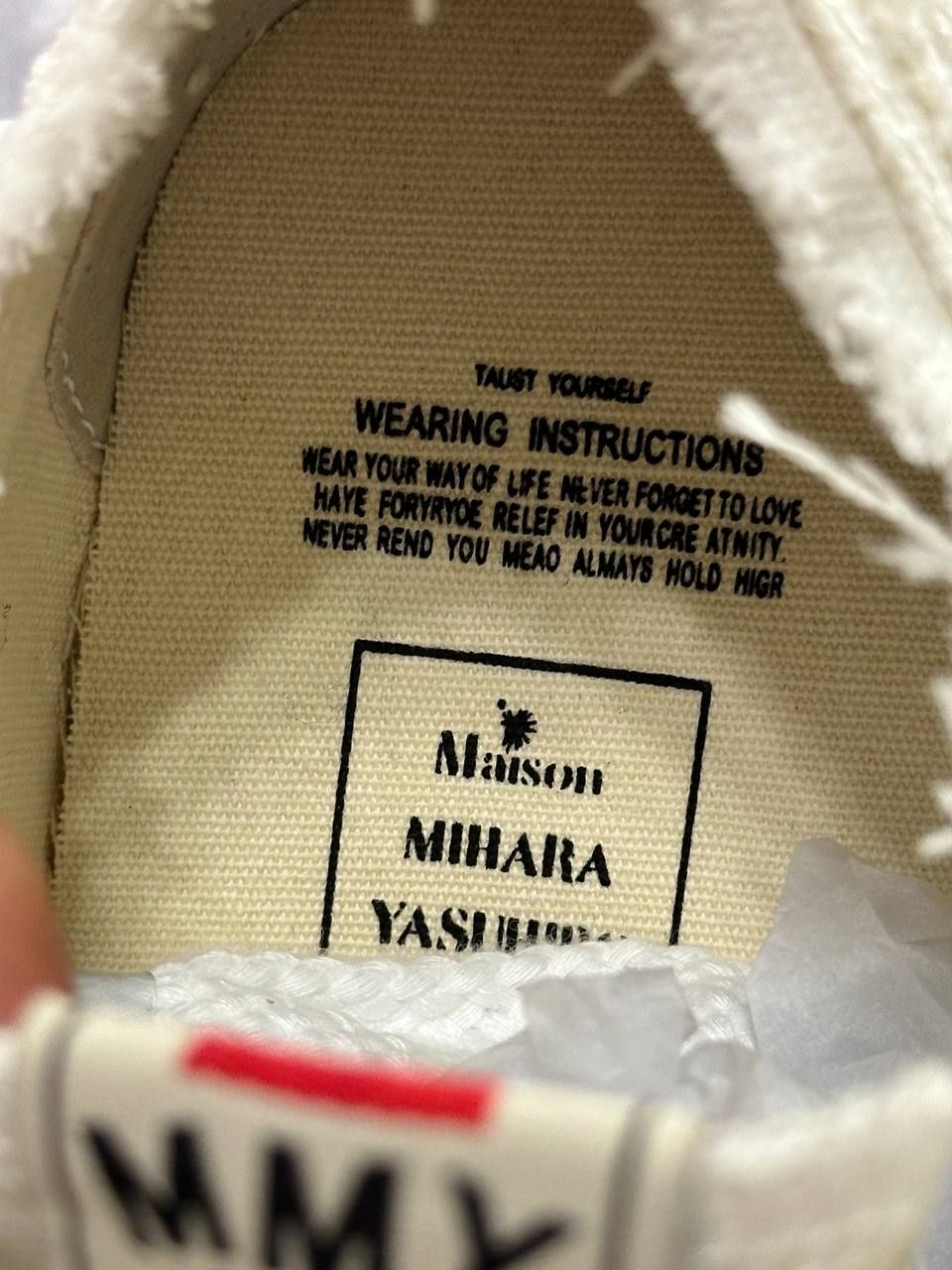 MMY Maison Mihara Yasuhiro кеды белые кеди білі opium 43 42 27 27,5 28