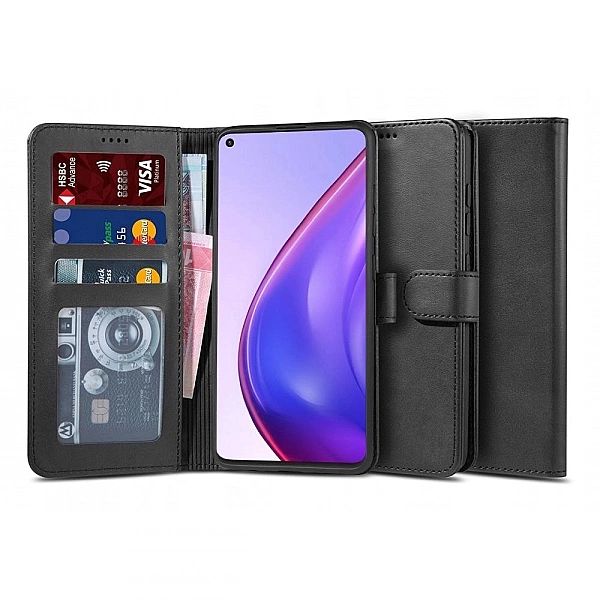 Etui Wallet 2 + szkło hartowane pełne do Xiaomi Mi 10t / Mi 10t Pro