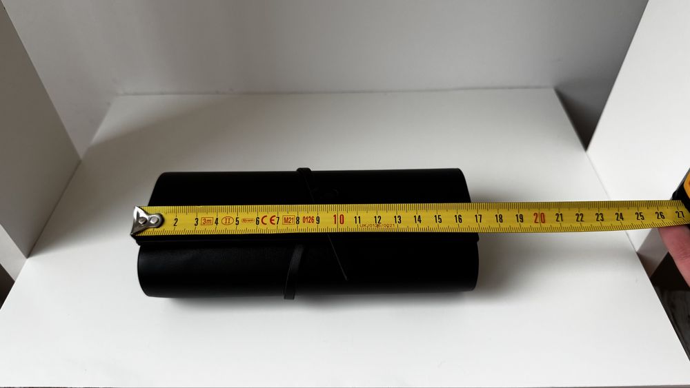 Czarne Etui na okulary Mont Blanc