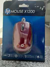 Rato de computador novo HP Mouse X1200 USB