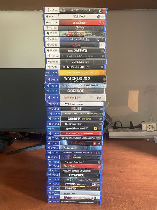 Conjunto de Jogos PS4 e PS5