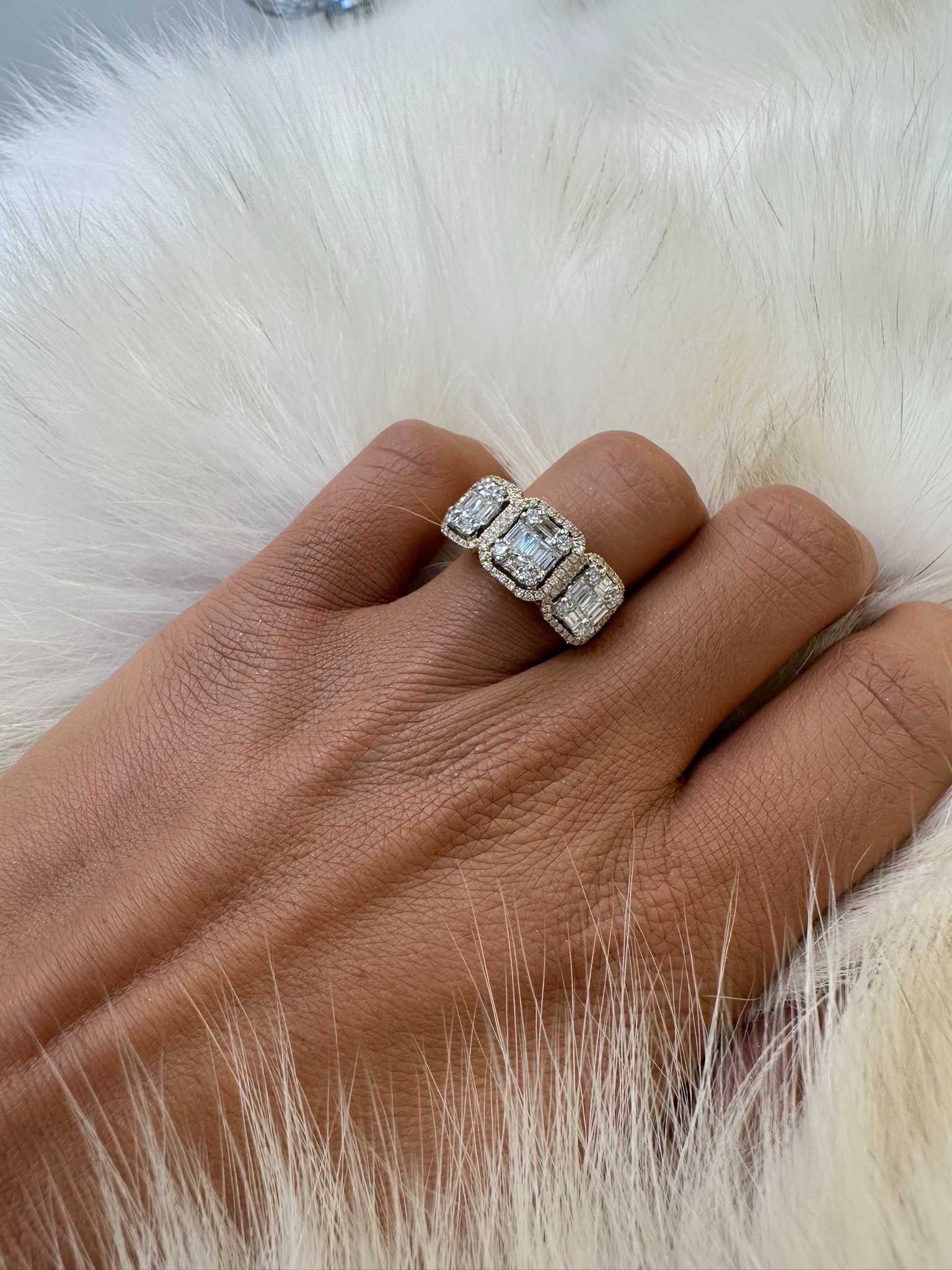 Pierścionek Infinity z diamentami naturalnymi 1.00 Ct