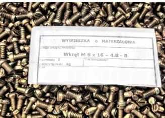 WKRĘT, wkręty, śruby, łeb walcowy M8 x 16 (1 kg)