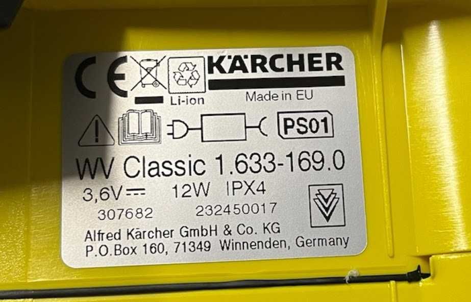 Zestaw do mycia okien KARCHER myjka sciągaczka  WV Classic + KV 4