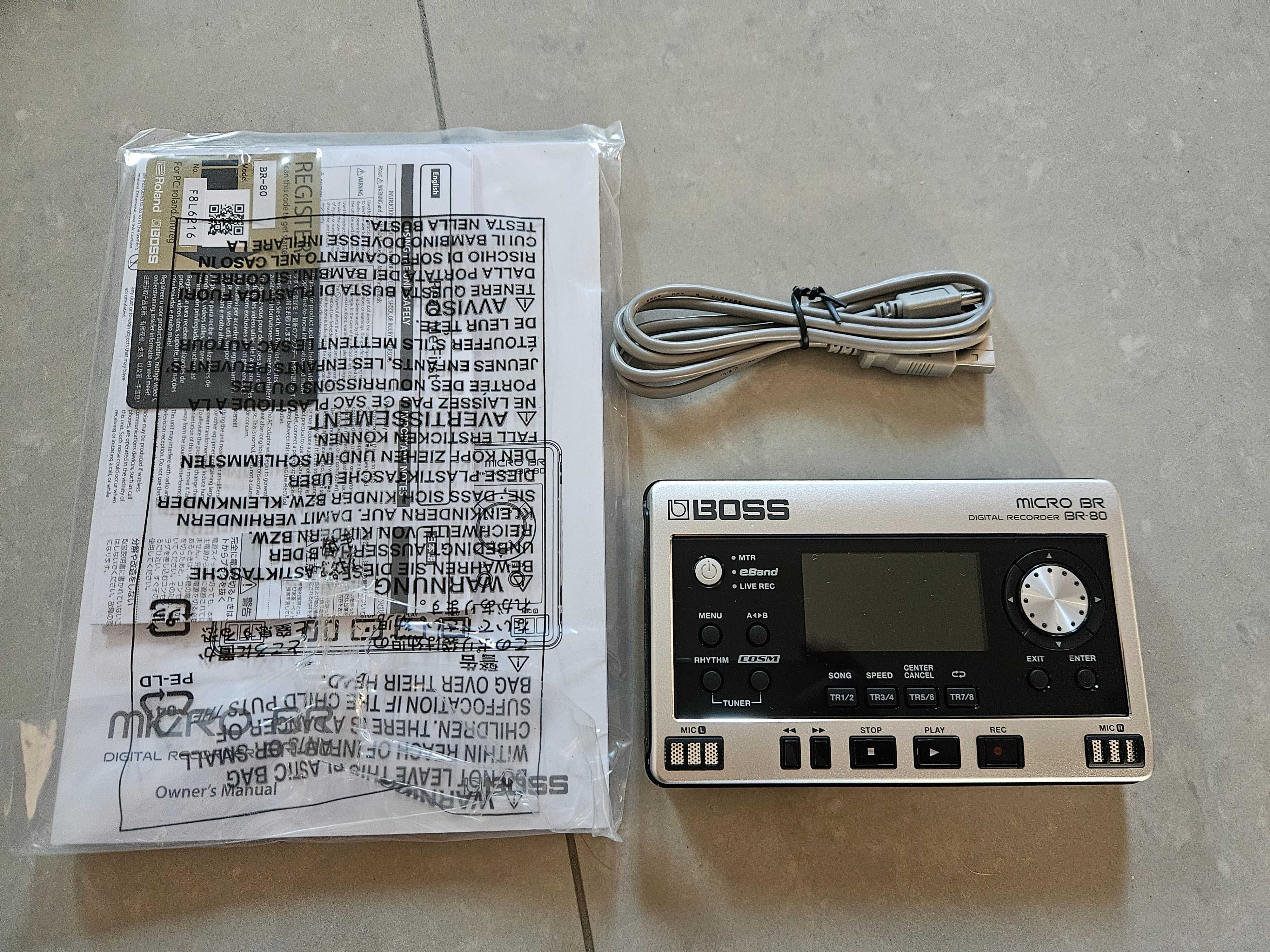 Cyfrowy rejestrator dźwięku BOSS BR-80 - NOWY!