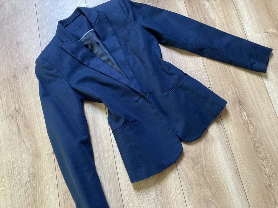 Marynarka granatowa elegancka Mango 36