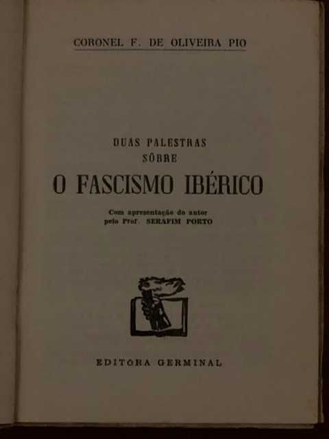 Livro Antigo: O Fascismo Ibérico