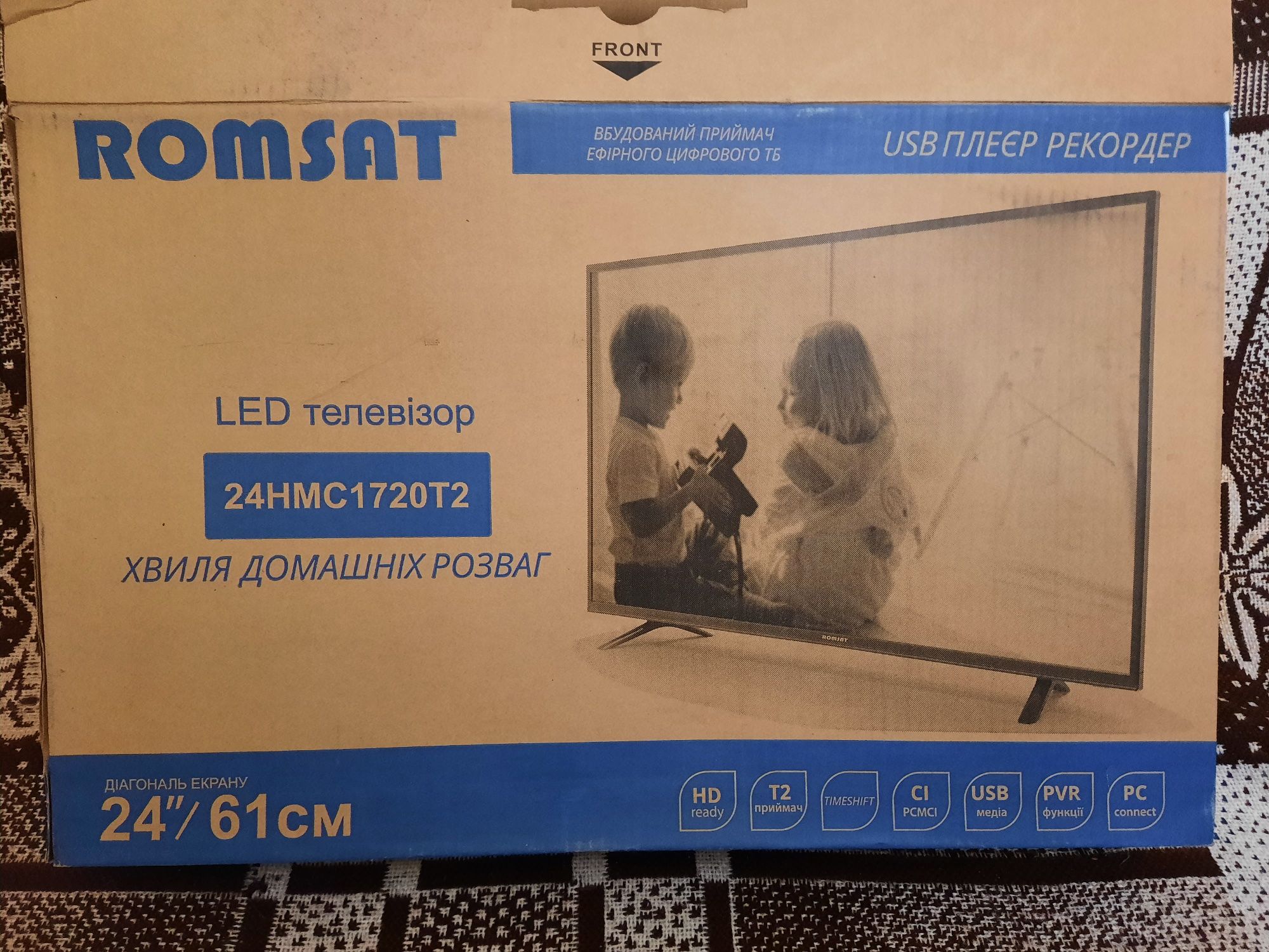 Телевизор LED  ROMSAT 24HMC1720T2.