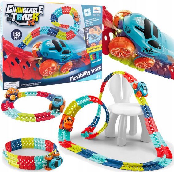 Elastyczny Tor Wyścigowy - Rozwijanie Kreatywności Car Adventure