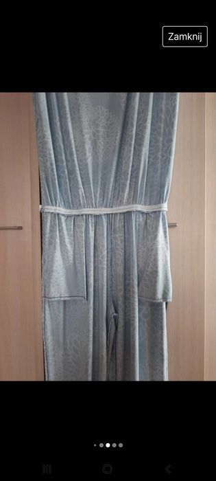 Kombinezon granat w kwiaty 42/44/46