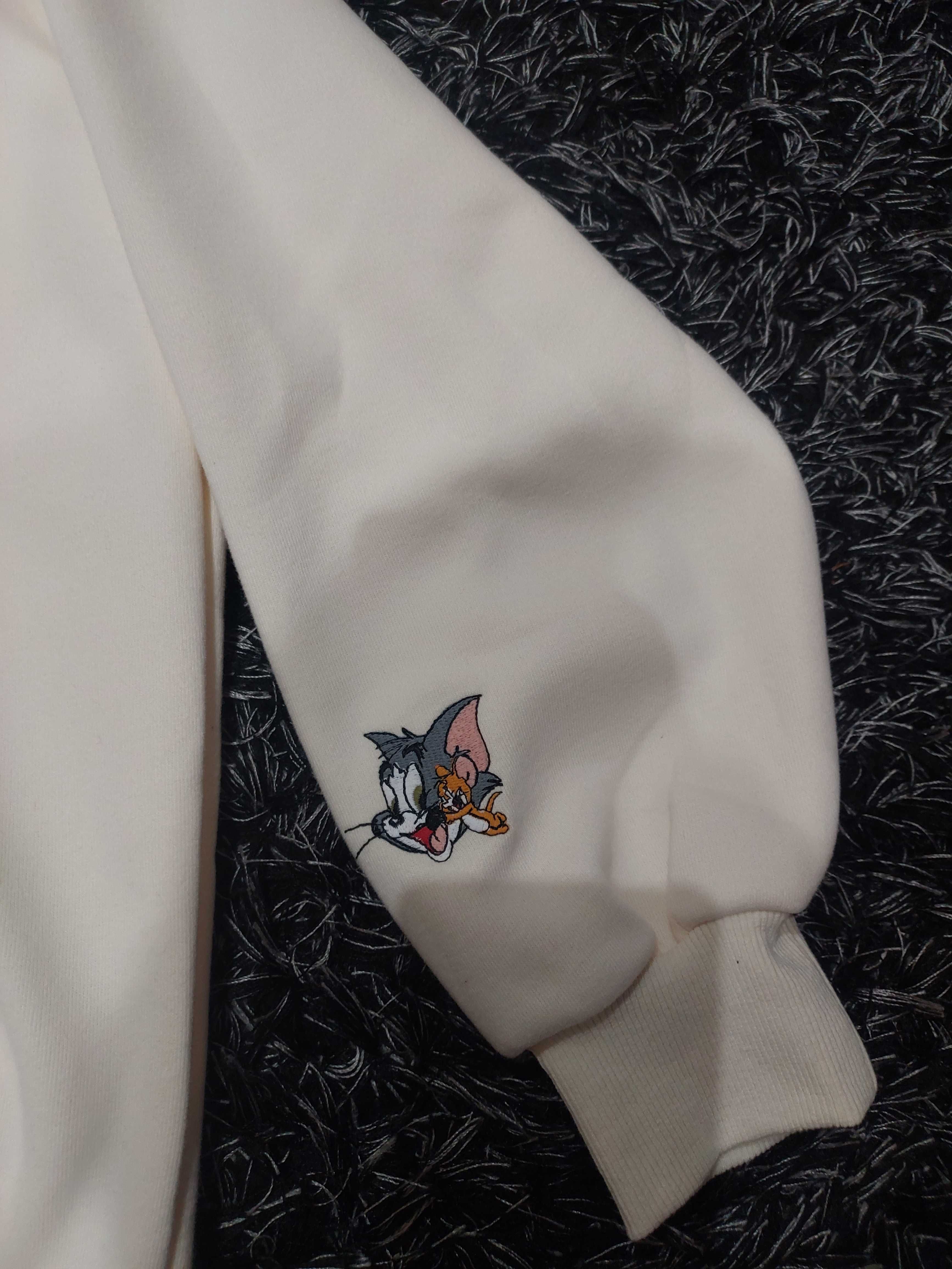 Noww bluza waniliowa Tom&Jerry