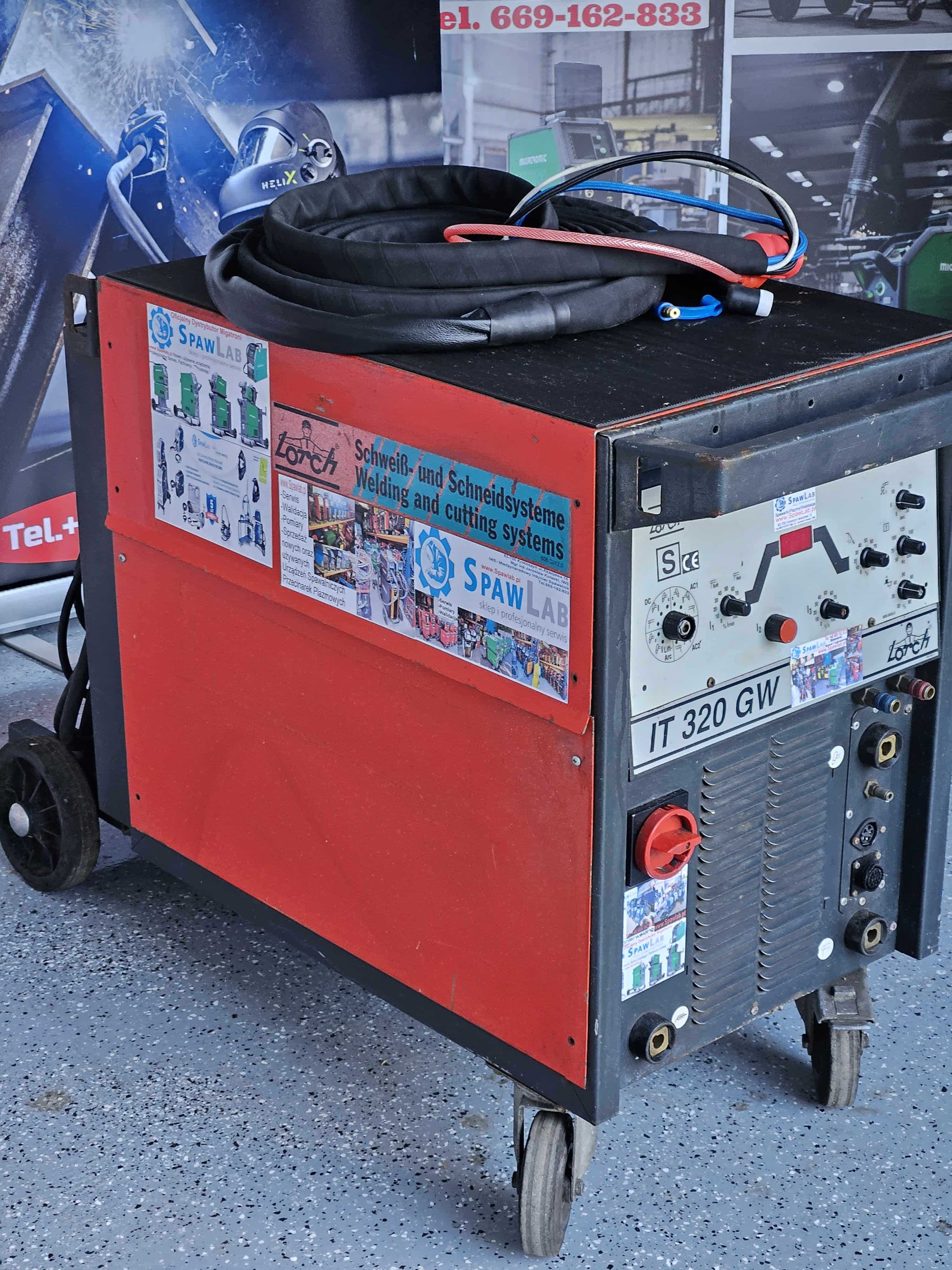 Spawarka Lorch IT 320A GW Ac/Dc Tig Inwerter Mocna Chłodzona cieczą !!