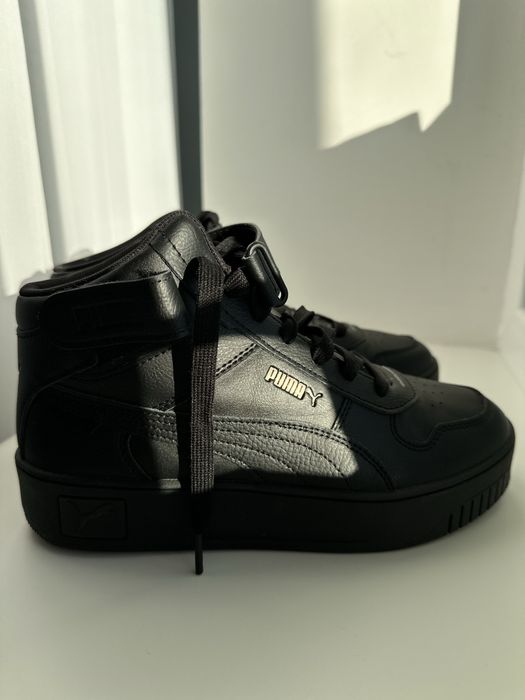 Кросівки жіночі CARINA STREET MID Puma кросівки чорні (272993364)