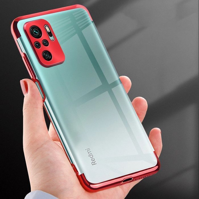 Clear case żelowe etui z ramką Xiaomi Redmi Note 10 5G / Poco M3 Pro