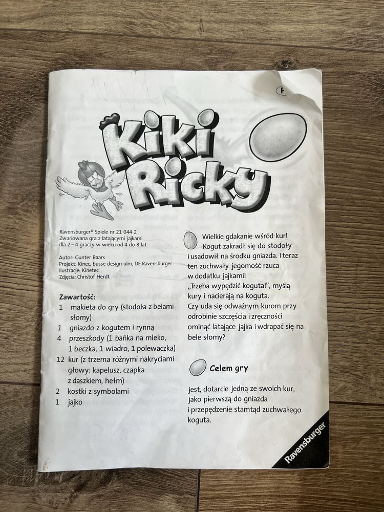 Gra planszowa Kiki Ricky