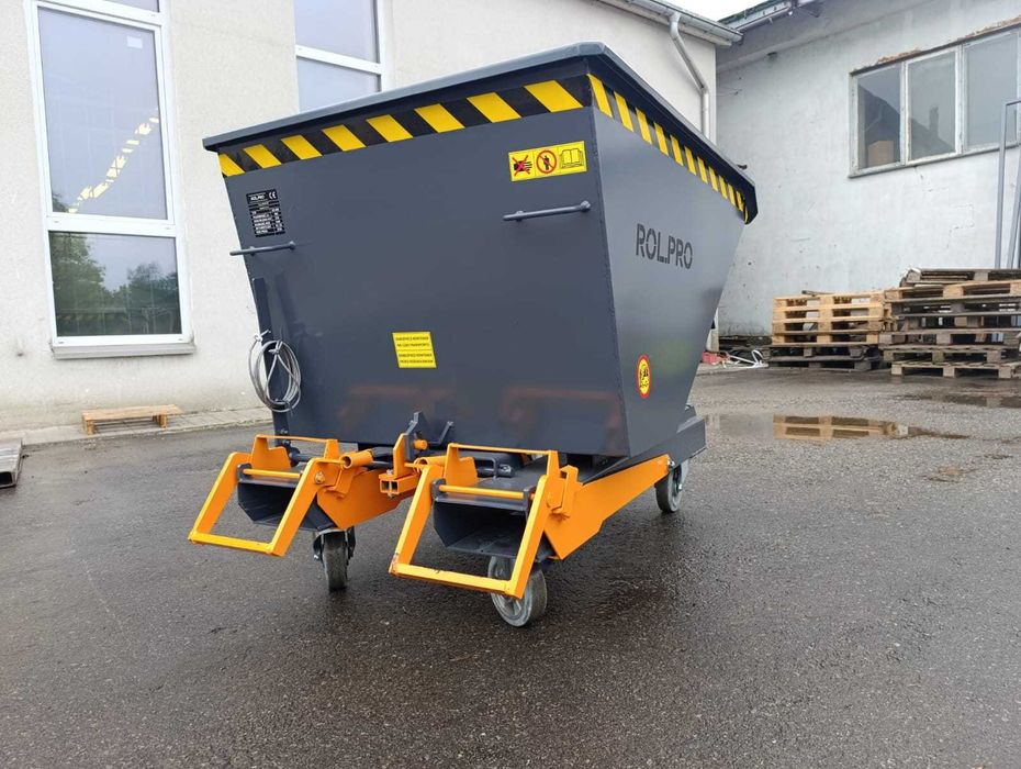 Kontener samowyładowczy/Kontener metalowy/Koleba - 600L PREMIUM!!!