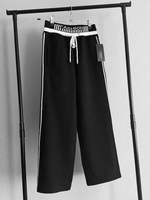 Палаццо з лампасами на флісі! Розміри 128-164! В НАЯВНОСТІ