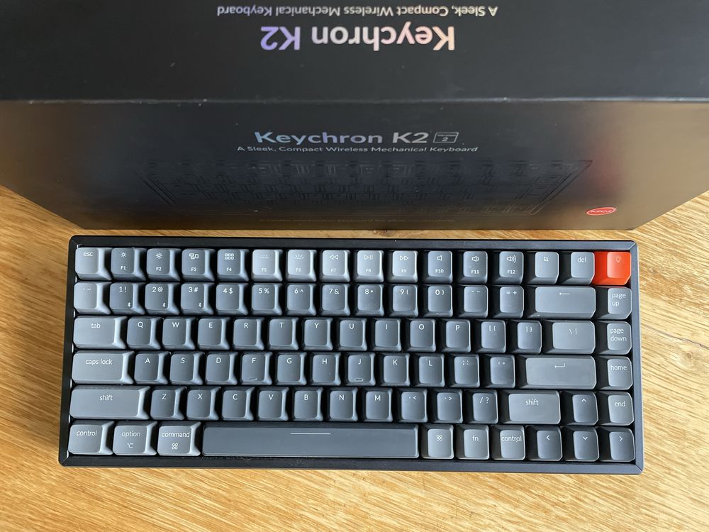 Keychron K2 Wireless Mechanical Keyboard (K2C3) – Stan bardzo dobry