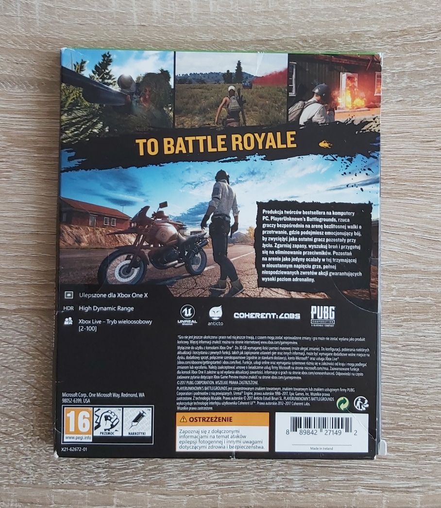 Battlegrounda XBOX ONE