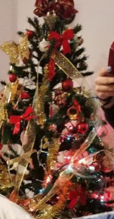 Árvore de natal a imitar pinheiro
